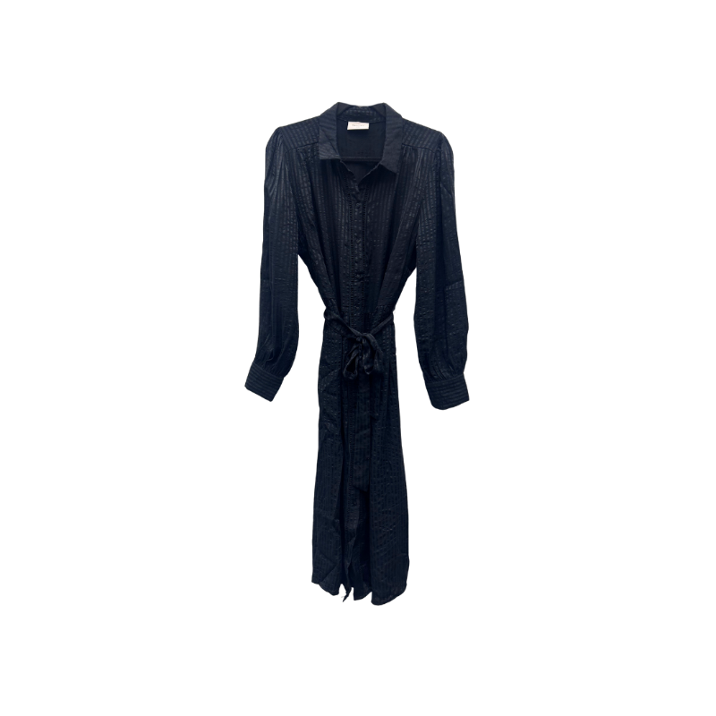 Kjóll - Svartur Freequent kjóll, hnepptur