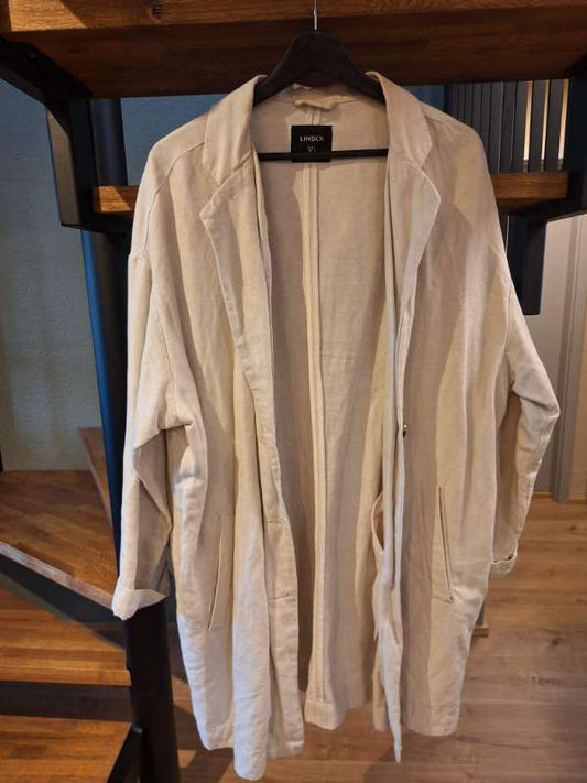 Ljós blazer síður