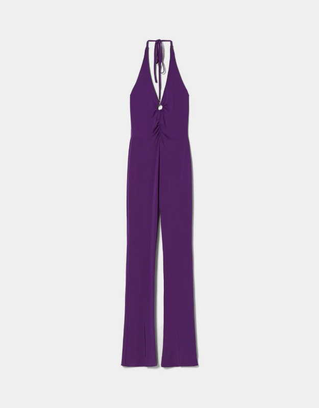 Purple 60s jumpsuit