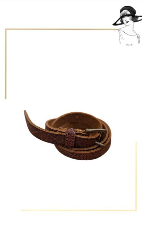 BC Leðurbelti, 85cm