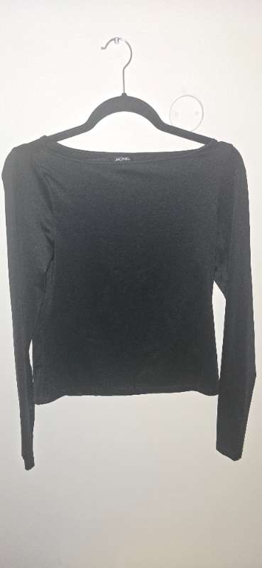 Monki svartur langermabolur