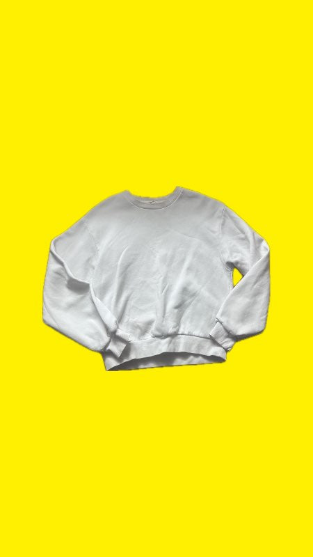 Hvít gina tricot peysa