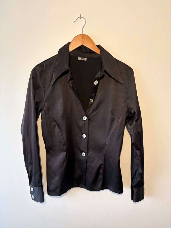 Vintage satínskyrta