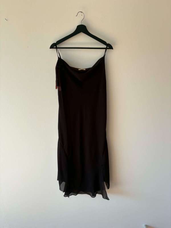 Vintage chiffon kjóll