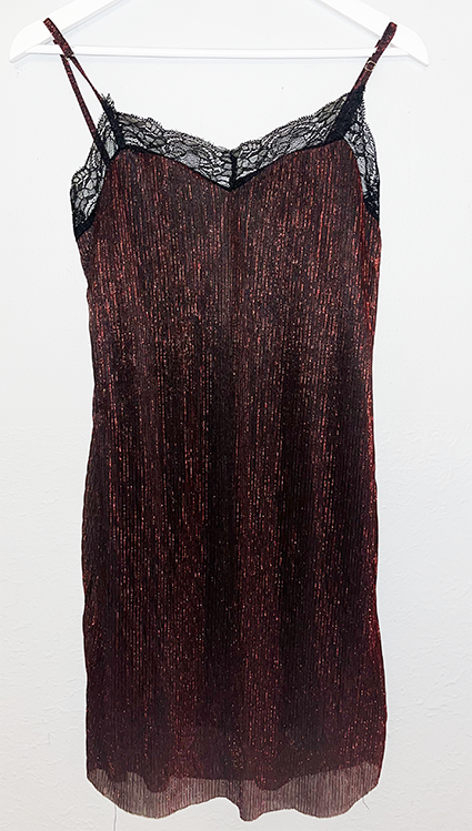 Glimmer strap kjóll