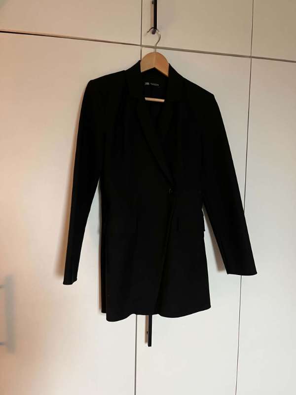 Blazer kjóll svartur Zara