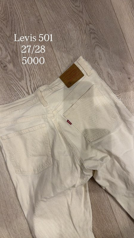 Levis hvítar 501
