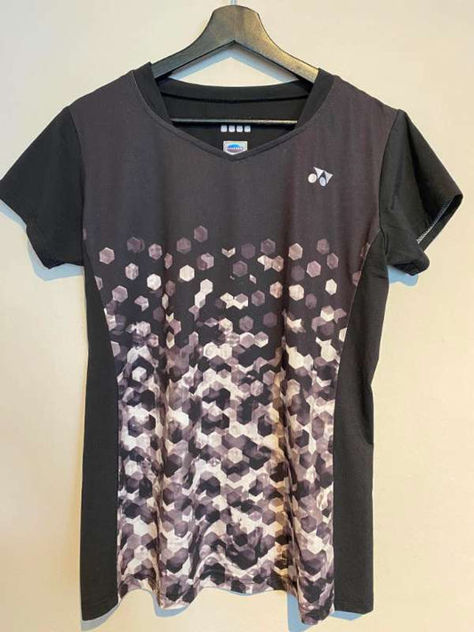 Yonex svartur/grár íþróttabolur stutterma