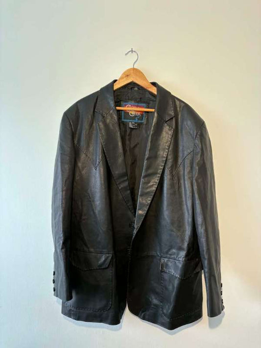 Vintage oversized leðurjakki
