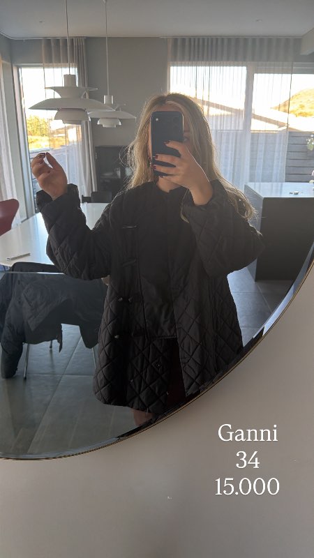 Ganni svartur jakki