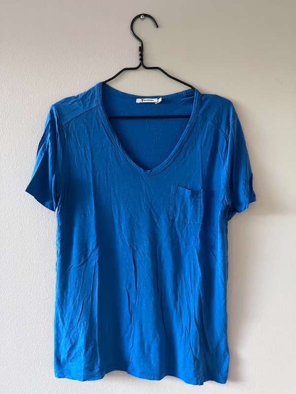 Blár bolur T by Alexander Wang