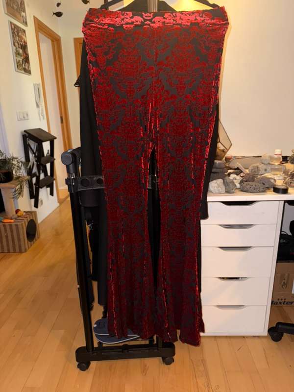 Killstar rauðar bellbottoms