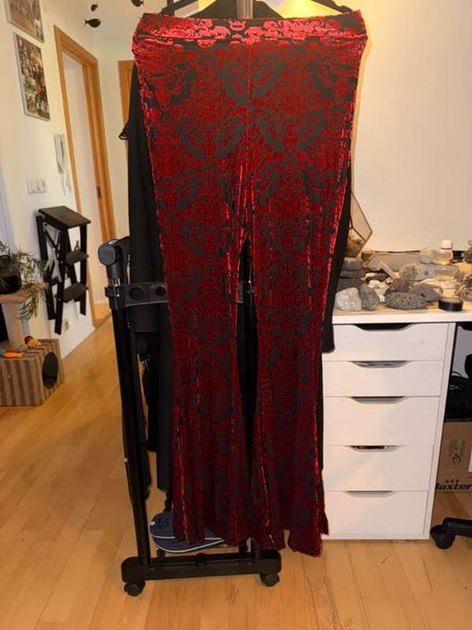 Killstar rauðar bellbottoms