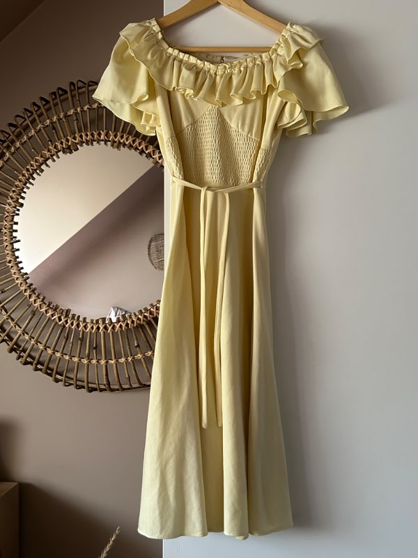 Vintage yellow dress
