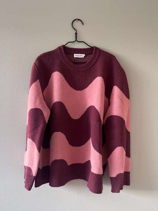 Burgundy peysa MARIMEKKI