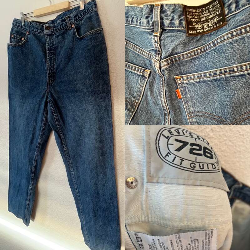 Vintage levis gallabuxur W38L34