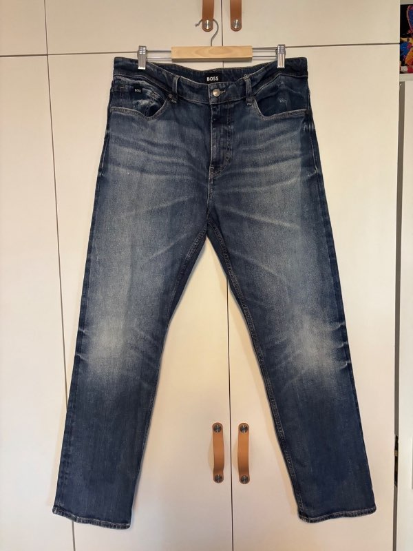 BOSS Ogden Straight gallabuxur 36/32
