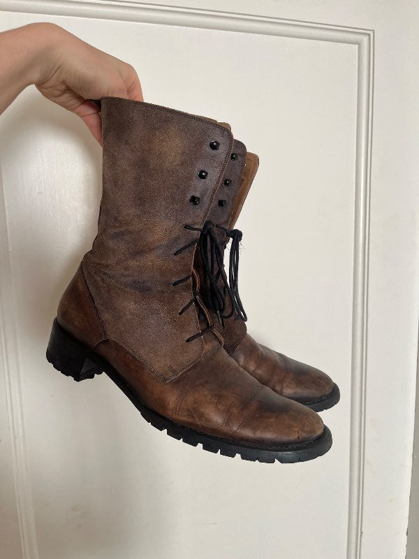 Vintage leðurskór