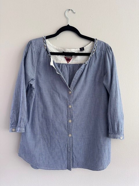 Maison Scotch skyrta blár köfl