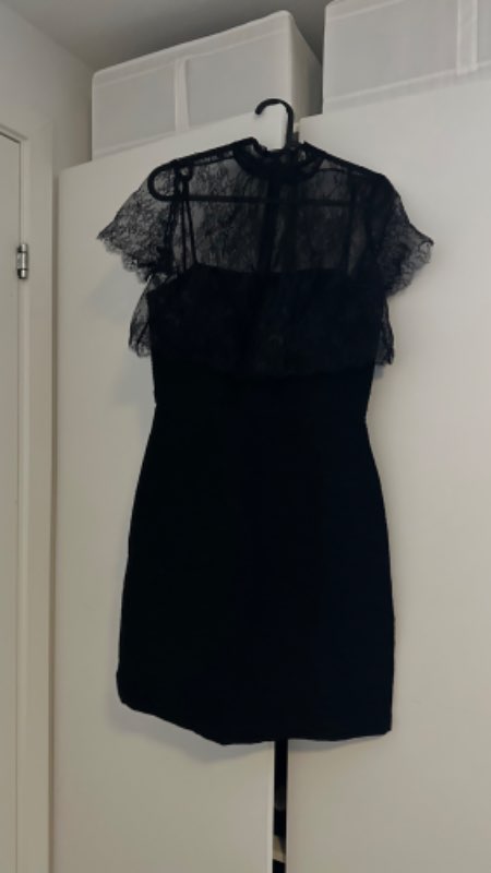 Sandro lace black dress