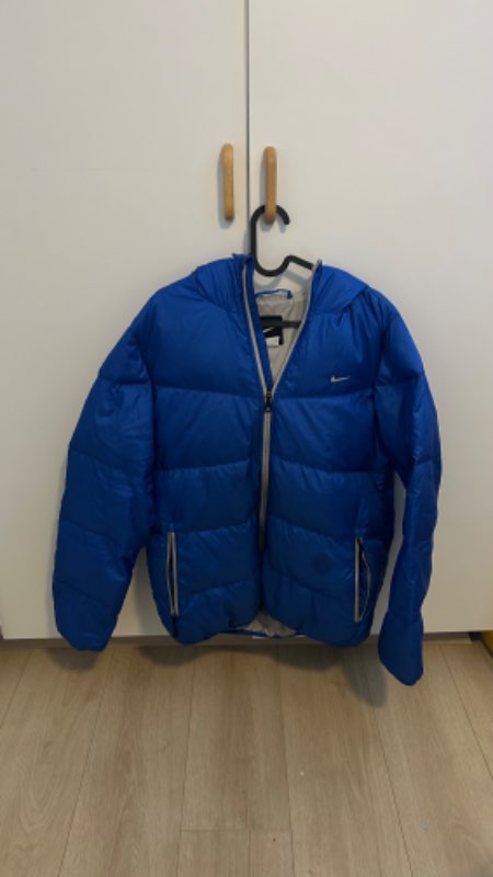 Nike blue puffer jacket for Men