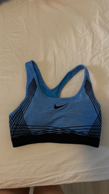 Nike blue gym top