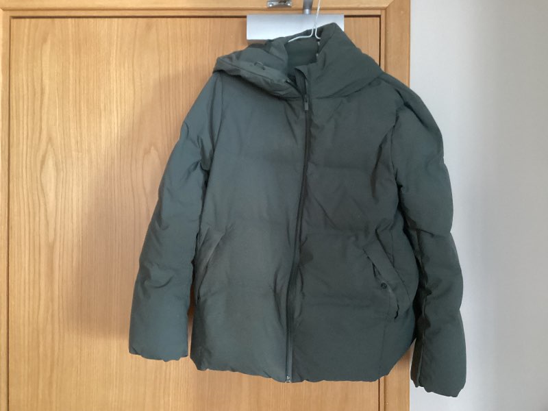 Uniqlo Úlpa með hettu græn