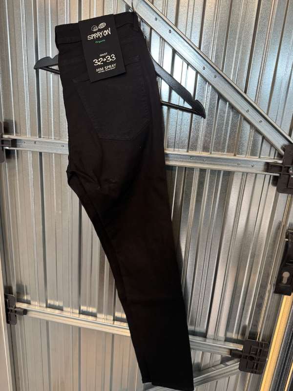 NÝTT - Cheap Monday Spray-on gallabuxur svartar