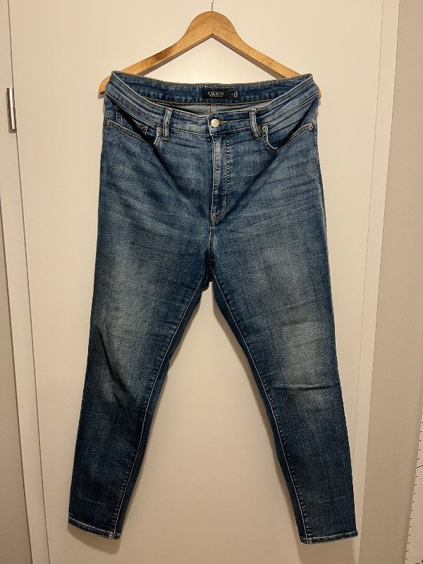 RALPH LAUREN skinny gallabuxur