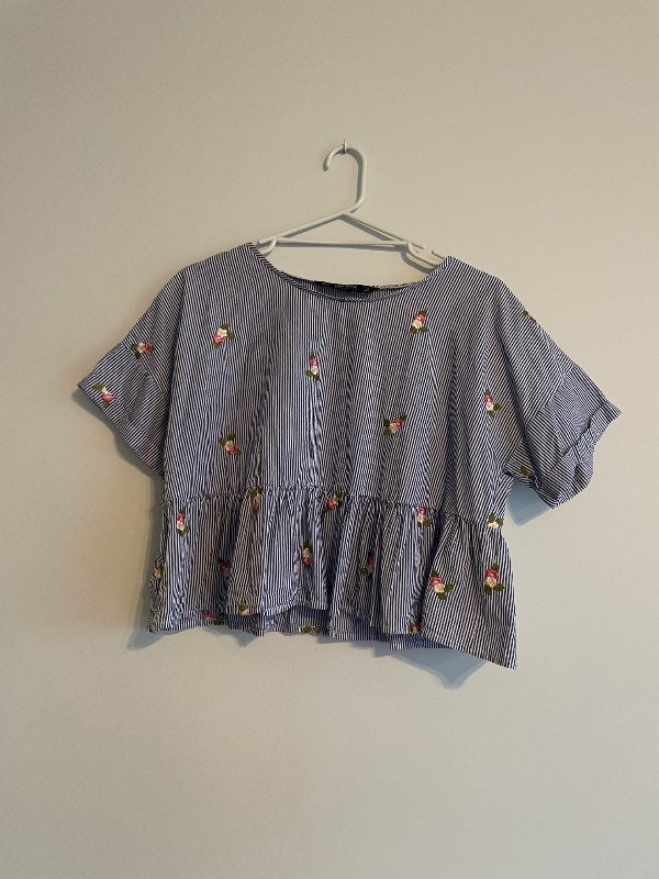 Zara shirt with embroidery