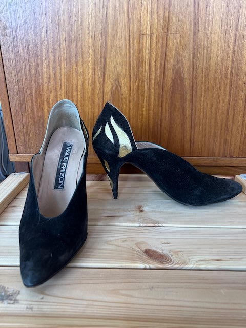 Vintage suede skór