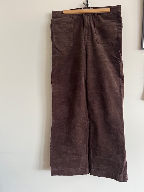 Lindex flauelsbuxur