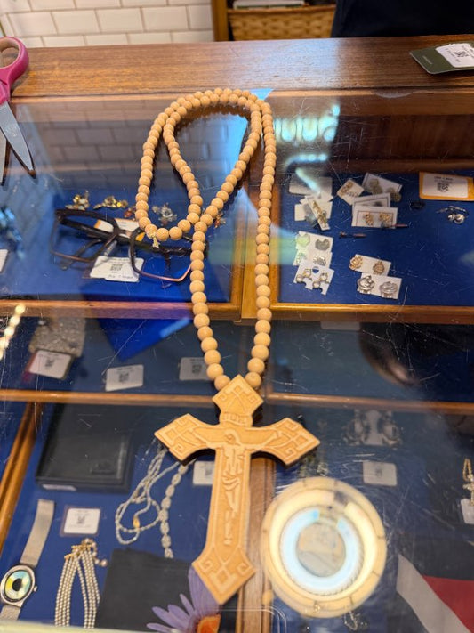 Hálsmen - trékross