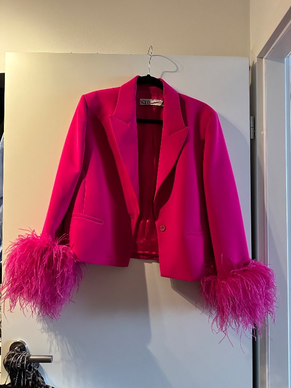 Bleikur blazer - zara