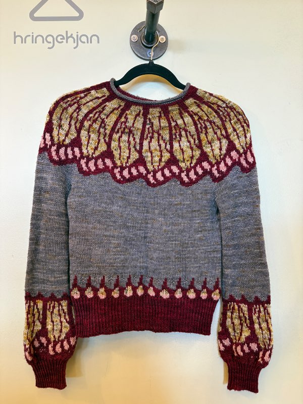Flurrerby peysa (Kaldá knits) merino handlituð ull