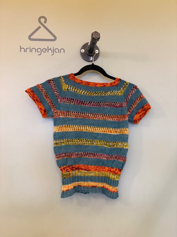 Retro prjónabolur merino handlitað