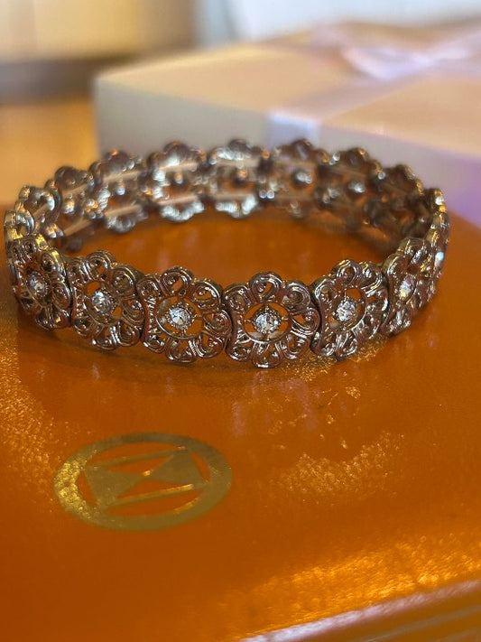 Silfurlitt armband