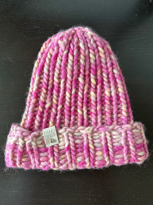Hand made pink hat