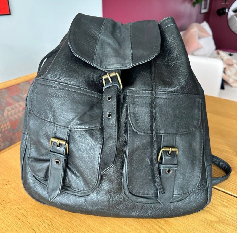 Leður taska vintage