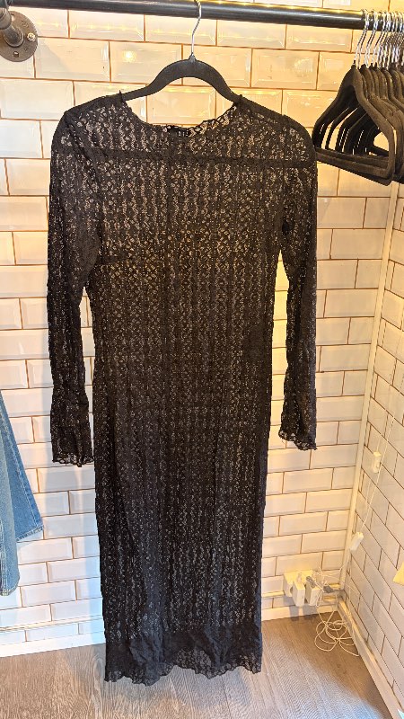 Vero Moda svartur blúndukjóll