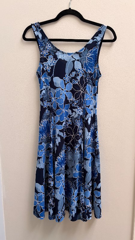 Vintage blómakjóll stretch
