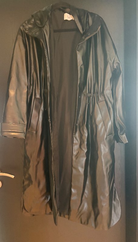 Pleather regnkápa
