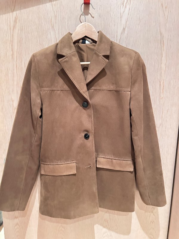 HM faux suede blazer