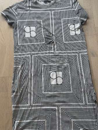 SOAKED dress with stripes