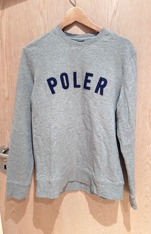 Poler grá sweatshirt