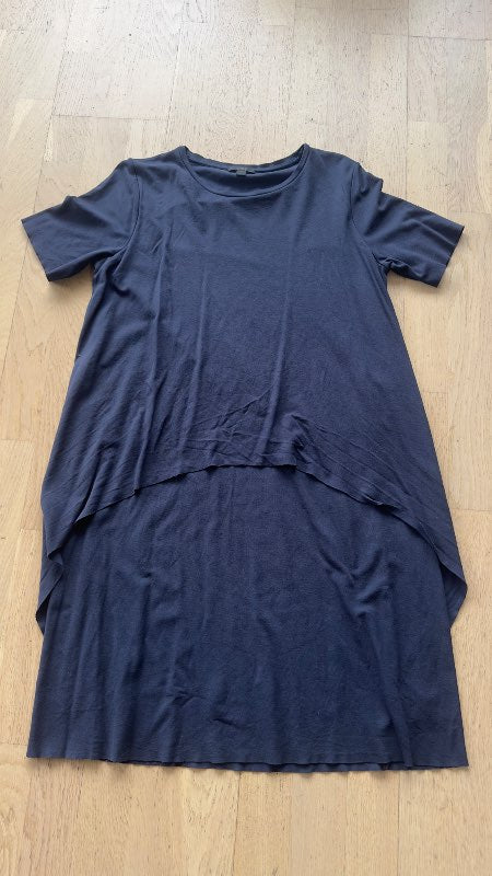 COS dress blue short sleeves