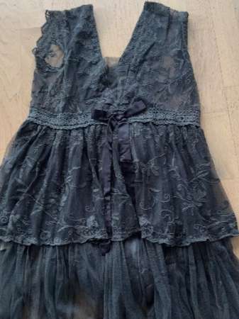 ANDERSEN&LAUTH dark grey laced dress