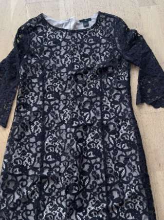 HM lace black dress
