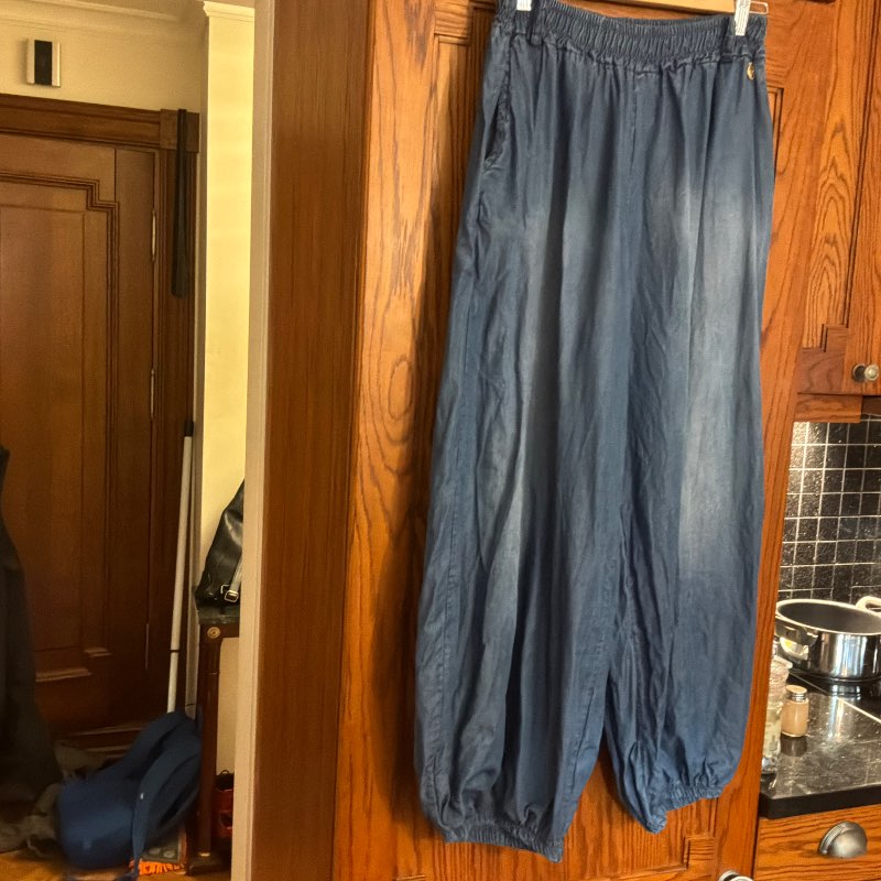 Denim joggers