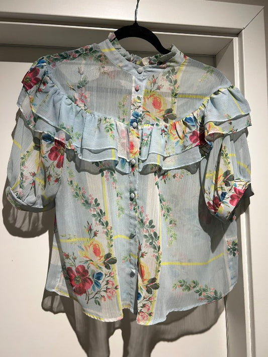 ASOS blámynstruð gegnsæ